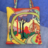 Clarice Cliff Tote Bag, Glorafilia Tapestry Needlepoint Kit