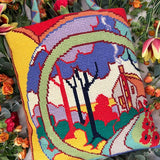 Clarice Cliff Tote Bag, Glorafilia Tapestry Needlepoint Kit