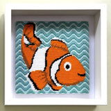 Clown Fish Tapestry Kit, Needlepoint Starter, Sew Needlecraft