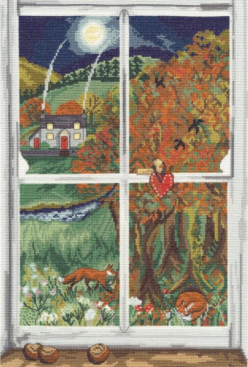 Sew Dinky Caravan Cross Stitch Kit van Bothy Threads Sew Dinky Caravan Cross Stitch Kit van Bothy Threads