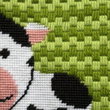 Cow Tapestry Kit, Needlepoint Starter, Sew Needlecraft