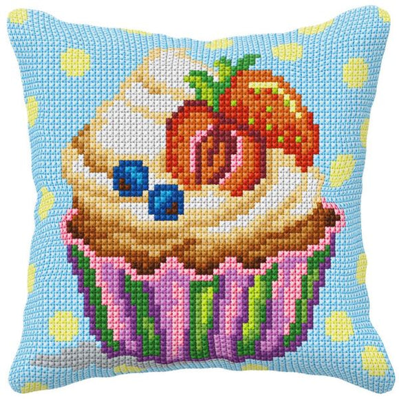 Cupcake CROSS Stitch Tapestry Kit, Orchidea ORC.99082