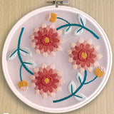 Dahlia Organza Embroidery Kit, Leisure Arts LAK52925