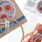 Dahlia Organza Embroidery Kit, Leisure Arts LAK52925