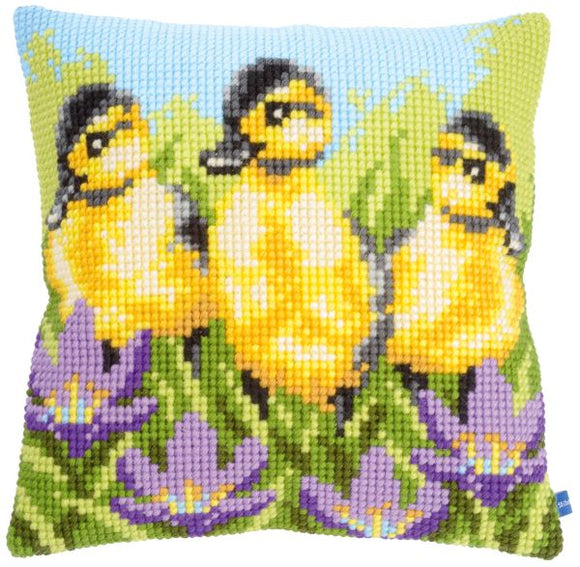 Ducklings and Crocuses CROSS Stitch Tapestry Kit, Vervaco PN-0146938