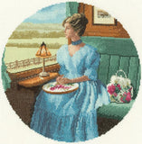 Elizabeth Cross Stitch Kit, Heritage Crafts - John Clayton Elegance