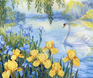 Enchanted Pond Cross Stitch Kit, Merejka K-263