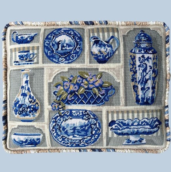 Glorafilia Tapestry Kit Needlepoint Kit, English China Collection