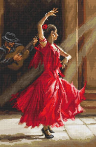 Flamenco Cross Stitch Kit, LetiStitch L8023