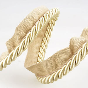 Trimming Cord, Flanged Cushion Piping Cord - Beige 040