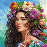 Floral Muse Cross Stitch Kit, Riolis R2254