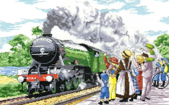 Flying Scotsman Cross Stitch Kit, All Our Yesterdays FW26