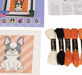 French Bulldog Tapestry Kit, Needlepoint Starter, Anchor 20007