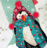 Fuzzy Penguin Stocking Tapestry Needlepoint Kit, Dimensions