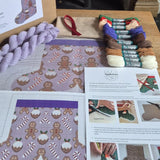 Gingerbread Men Christmas Stocking Tapestry Kit, Appletons