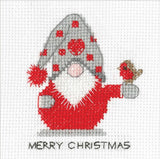 Gonk Christmas Card Cross Stitch Kits, Heritage Crafts