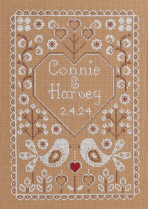 Happily Ever After Sampler Cross Stitch Kit, Anchor PCE982