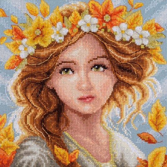 Harvest Cross Stitch Kit, Lanarte PN-0213472
