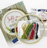 Hold On Embroidery Kit, Leisure Arts LEA50767