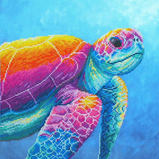 Turtle Threads Imagine Turtle Cross Stitch Kit, Bothy Threads – Sew Inspiring UK