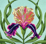 Iris-istible Tapestry Kit, Appletons Needlepoint