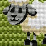 Sheep Tapestry Kit, Needlepoint Starter, Sew Needlecraft