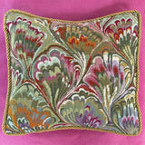 Glorafilia Tapestry Kit Needlepoint Kit Marbled Cushion, Green / Gold