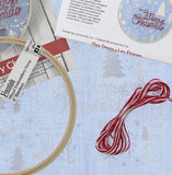 Merry Christmas Embroidery Kit, Leisure Arts LAK51122