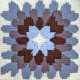 Misty Granny Squares Tapestry Needlepoint Bag, Glorafilia Needlepoint Kit