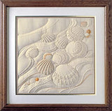 Ocean's Edge Shells Candlewicking Embroidery Kit, Janlynn CR0058