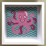 Octopus Tapestry Kit, Needlepoint Starter, Sew Needlecraft
