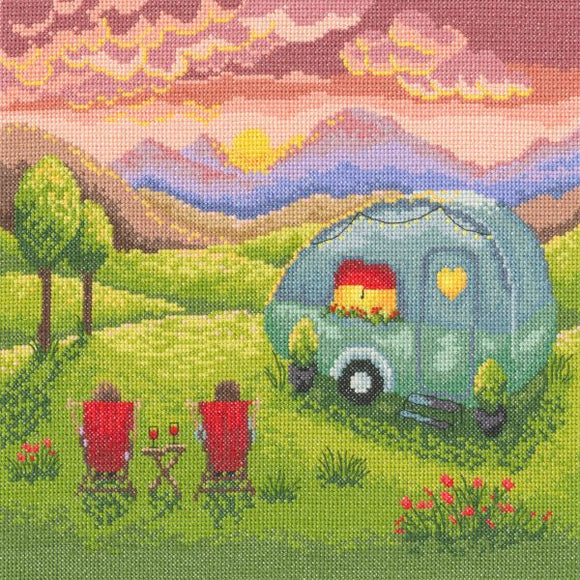 Our Happy Place Cross Stitch Kit, Bothy Threads