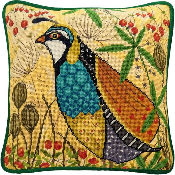 Partridge Tapestry Kit, Needlepoint Kit - Bothy Threads