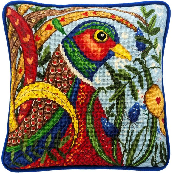 Pheasant Tapestry Kit, Needlepoint Kit - Bothy Threads