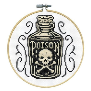 Poison Cross Stitch Kit,  (with hoop) Design Works 7154