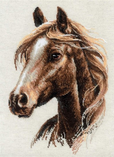 Proud Spirit Horse Cross Stitch Kit Riolis R2293