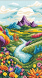 River Landscape Cross Stitch Kit, Vervaco pn-0215345
