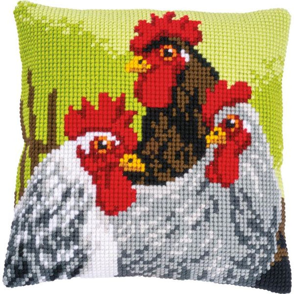 Rooster and Chickens CROSS Stitch Kit, Tapestry Kit Vervaco PN-0149808
