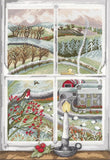 Rosehip Window Cross Stitch Kit, Bothy Threads