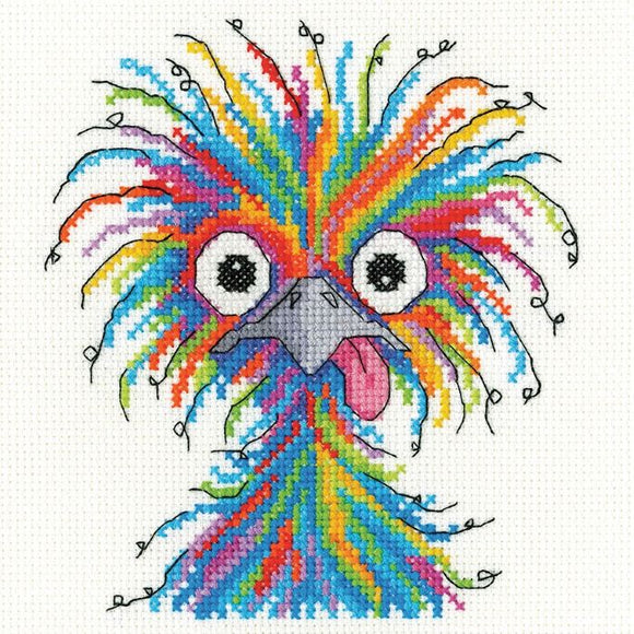 Rough Day Cross Stitch Kit, Heritage Crafts - Michaela Learner