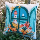 Sea View CROSS Stitch Tapestry Kit, Vervaco PN-0220616