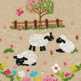 Sheep in the Meadow Embroidery Kit with Hoop, Vervaco pn-0237942