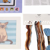 Siamese Cat Tapestry Kit, Needlepoint Starter, Anchor 20011