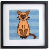 Siamese Cat Tapestry Kit, Needlepoint Starter, Anchor 20011