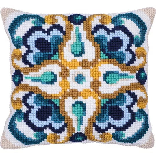 Sienna Tile CROSS Stitch Tapestry Kit, Needleart World LH9-012