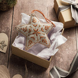 Shining Star Christmas Decoration Linen Embroidery Kit, Anchor AKE0028\00003