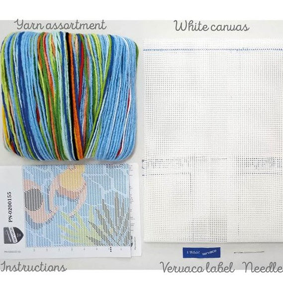 Summer Angled Clamping CHARTED Long Stitch Kit, Vervaco PN-0200155 ...