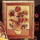 Van Gogh Sunflowers, Glorafilia Needlepoint Kit, Tapestry Kit