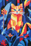 Midnight Cat Tapestry Kit, Milpoint