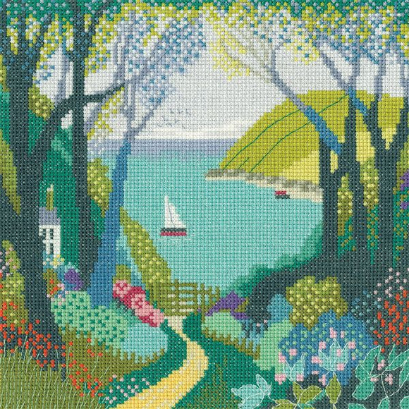 The Haven Cross Stitch Kit, Heritage Crafts